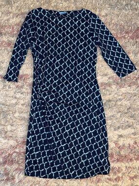 J.McLaughlin patterned Catalina cloth dress L